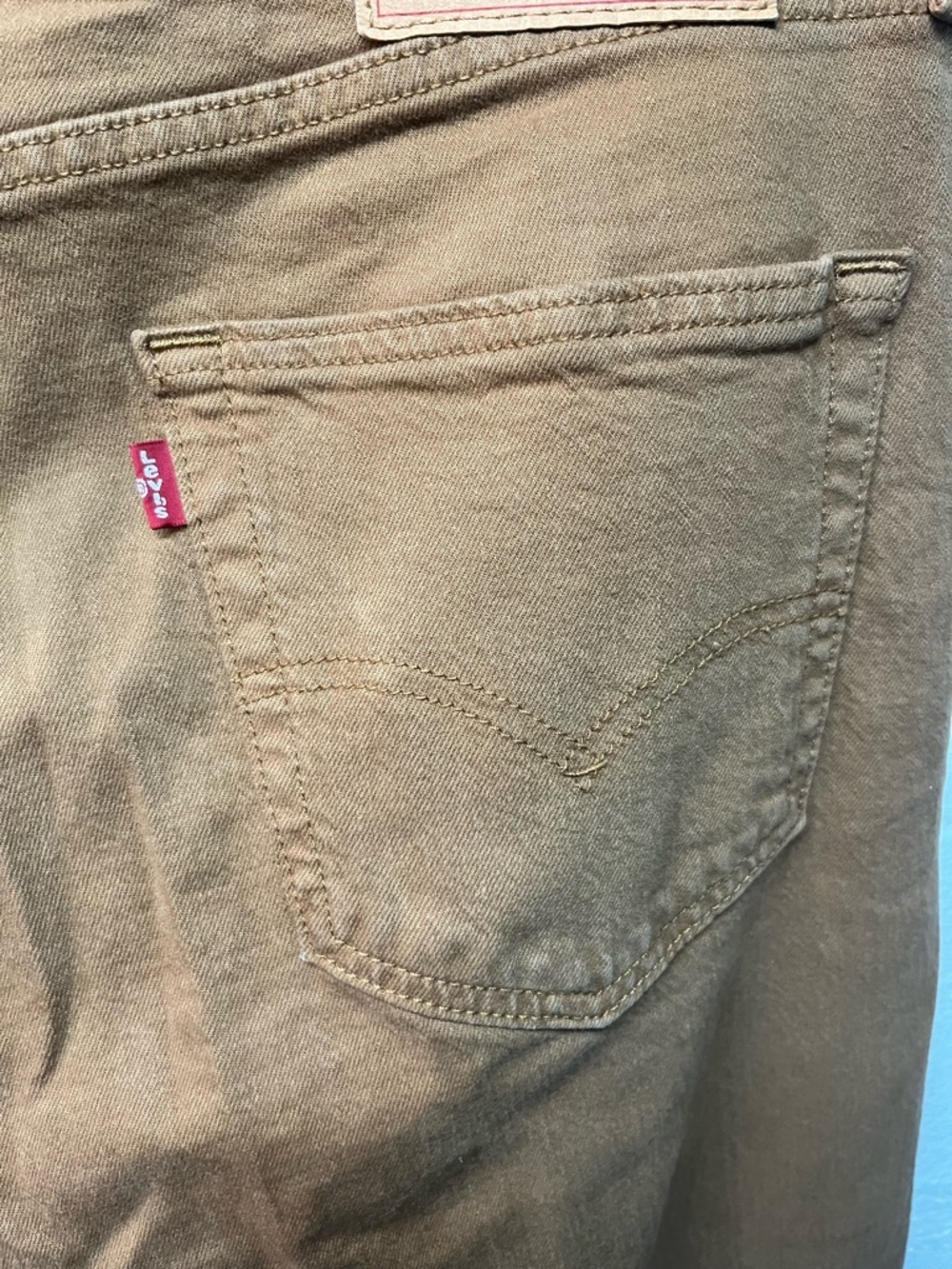 Levi's 505 Straight Brown Jeans - Picture 4 of 5